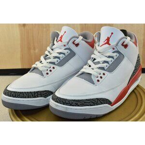 Nike Air Jordan III 3 OG Men's Shoes Size 12 Fire Red Athletic Sneakers 2022